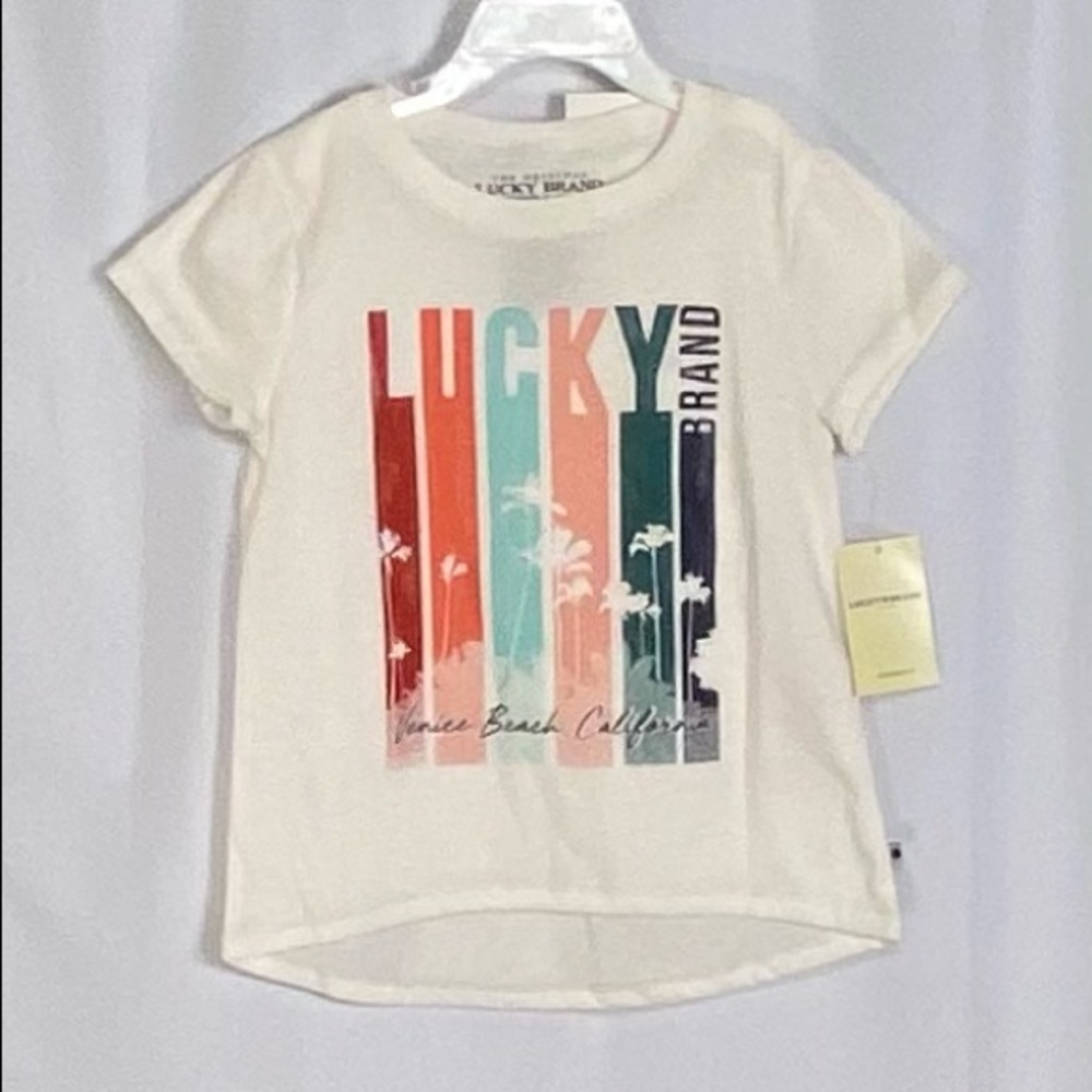 Lucky Brand Girls 6 Venice Beach T-shirt